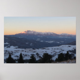 Blick Tatra aus Pieniny Poster