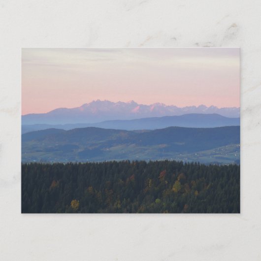 Blick Tatra Postkarte (Vorderseite)