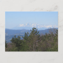 Blick Tatra von Beskid Sadecki Postkarte