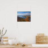 Blick über Alma und Fluss Poster (Küche)