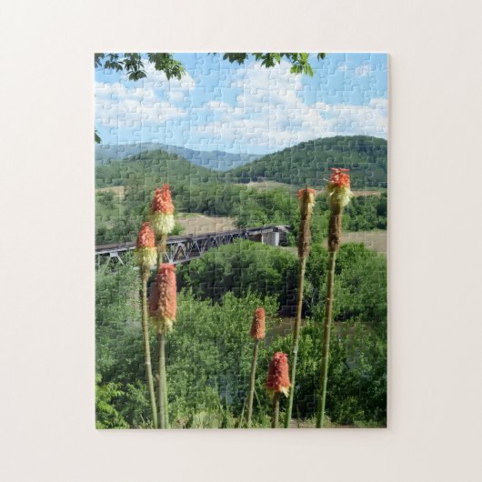 Blick über Arnold Valley, Rockbridge County, VA Puzzle (Vertikal)