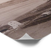 Blick über das Meer von Galiläa im heiligen Land Poster (Ecke)