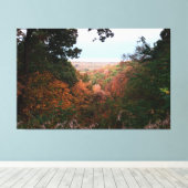 Blick über das Tal Leinwanddruck (Insitu (Holzboden))