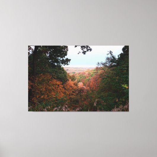 Blick über das Tal Leinwanddruck (Vorderseite)