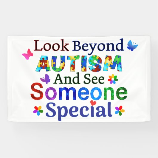 Blick über den AUTISMUS Banner (Horizontal)