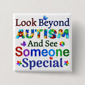 Blick über den AUTISMUS Button (Vorderseite)