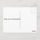 Blick über den AUTISMUS Postkarte (Rückseite)