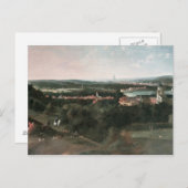 Blick über den Greenwich Park in Richtung London Postkarte (Vorne/Hinten)