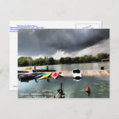 Blick über den Maschsee, Hannover Postkarte (Vorne/Hinten)