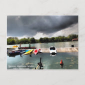 Blick über den Maschsee, Hannover Postkarte (Vorderseite)