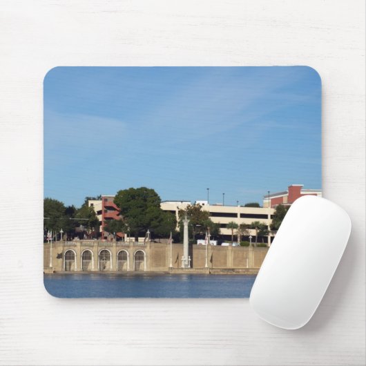 Blick über den Mirror-See Mousepad (Mit Mouse)