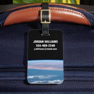 Blick über die Südwestküste Afrikas. Gepäckanhänger