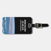 Blick über die Südwestküste Afrikas. Gepäckanhänger (Vorderseite horizontal)