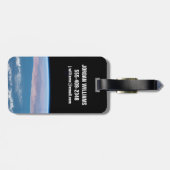 Blick über die Südwestküste Afrikas. Gepäckanhänger (Rückseite horizontal)