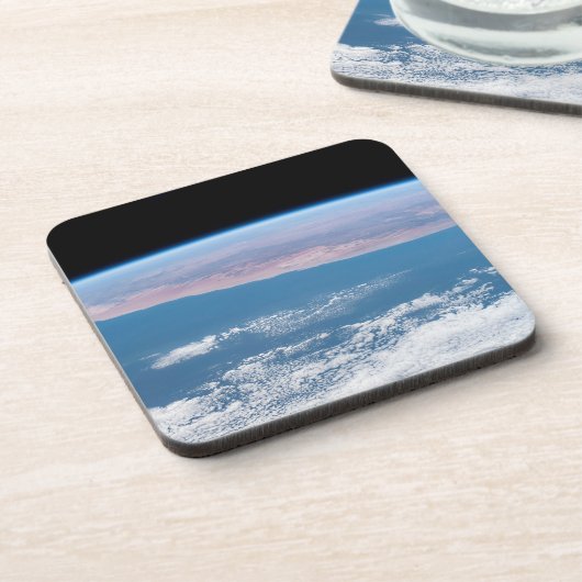 Blick über die Südwestküste Afrikas. Getränkeuntersetzer (Linke Seite)