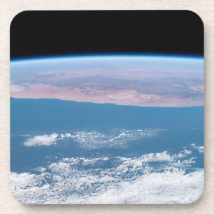 Blick über die Südwestküste Afrikas. Getränkeuntersetzer