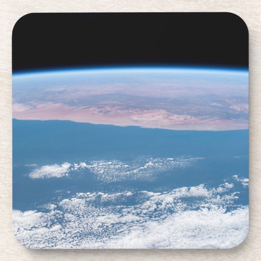 Blick über die Südwestküste Afrikas. Getränkeuntersetzer (Vorderseite)