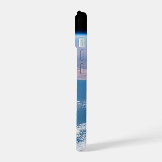 Blick über die Südwestküste Afrikas. iPhone 15 Hülle (Linke Seite)