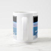 Blick über die Südwestküste Afrikas. Jumbo-Tasse (Rückseite)