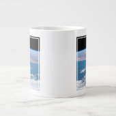 Blick über die Südwestküste Afrikas. Jumbo-Tasse (Vorderseite)