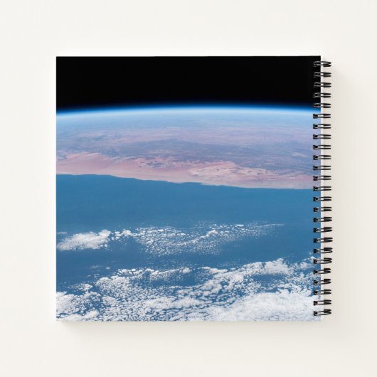 Blick über die Südwestküste Afrikas. Notizblock (Rückseite)