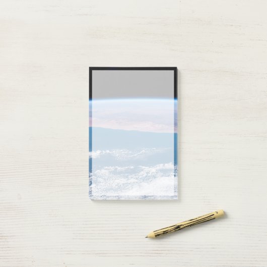 Blick über die Südwestküste Afrikas. Post-it Klebezettel (Auf Schreibtisch)