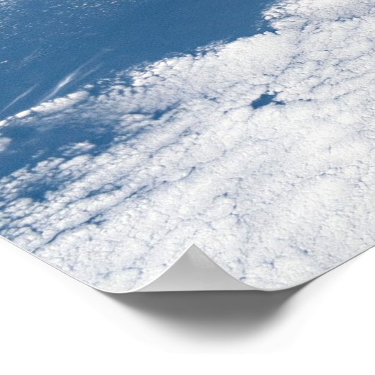 Blick über die Südwestküste Afrikas. Poster (Ecke)