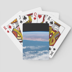 Blick über die Südwestküste Afrikas. Spielkarten