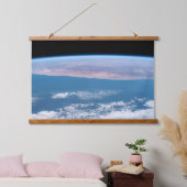 Blick über die Südwestküste Afrikas. Wandteppich Mit Holzrahmen (Schlafzimmer)