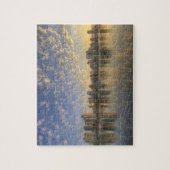 Blick über False Creek auf die Skyline Puzzle (Vertikal)