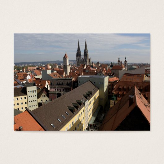 Blick über Regensburg, Deutschland (Vorderseite)