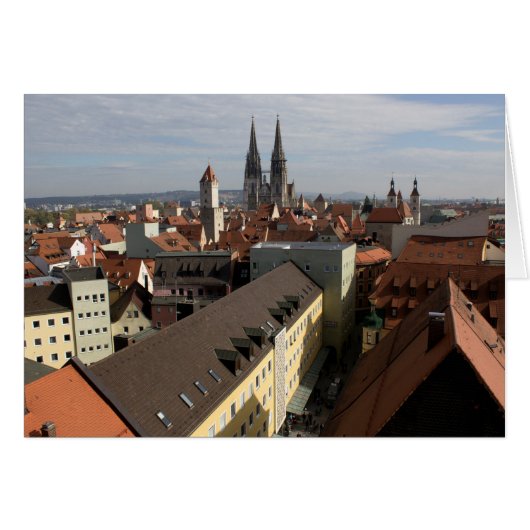 Blick über Regensburg, Deutschland (Vorderseite (Horizontal))