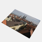 Blick über Regensburg, Deutschland Fußmatte (Schrägansicht)