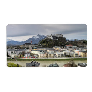 Blick über Salzburg Österreich