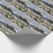 Blick über Salzburg Österreich Geschenkpapier (Ecke)