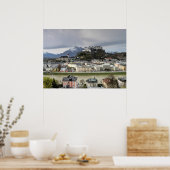 Blick über Salzburg Österreich Poster (Küche)