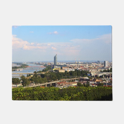 Blick über Wien Fußmatte (Vorderseite)