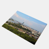 Blick über Wien Fußmatte (Schrägansicht)