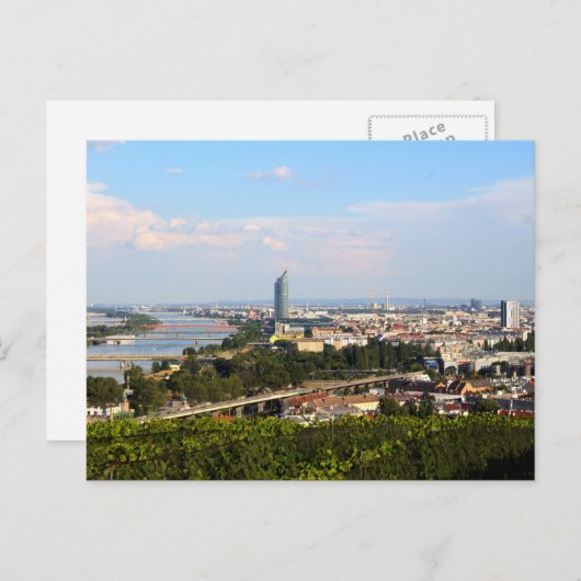 Blick über Wien Postkarte (Vorne/Hinten)