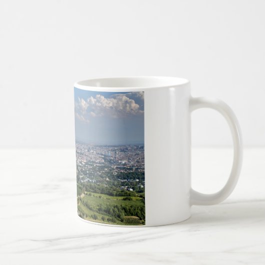 Blick über Wien von Kahlenberg aus Kaffeetasse (Rechts)