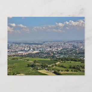 Blick über Wien von Kahlenberg aus Postkarte