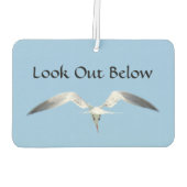 Blick unter Royal Tern im Flug Autolufterfrischer (Rückseite)