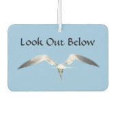 Blick unter Royal Tern im Flug Autolufterfrischer (Vorderseite)