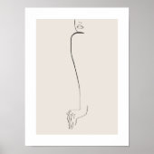 Blick vom Balkon Poster (Vorne)