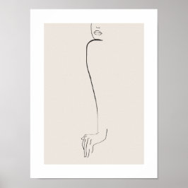 Blick vom Balkon Poster