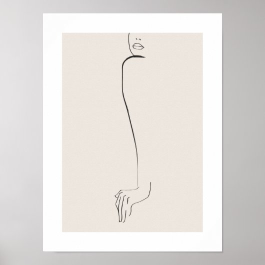 Blick vom Balkon Poster (Vorne)