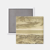 Blick vom Berg Trumbull und Monte Emma Magnet (Vorderseite/Rückseite)
