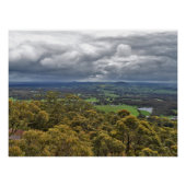 Blick vom Buninyong-Glossposter Poster (Vorderseite)