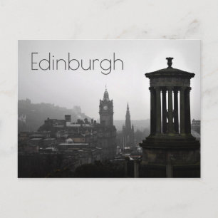 Blick vom Calton Hill, Edinburgh, Schottland Postkarte