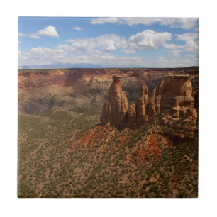 Blick vom Canyon Rim Trail im Colorado Monument Fliese